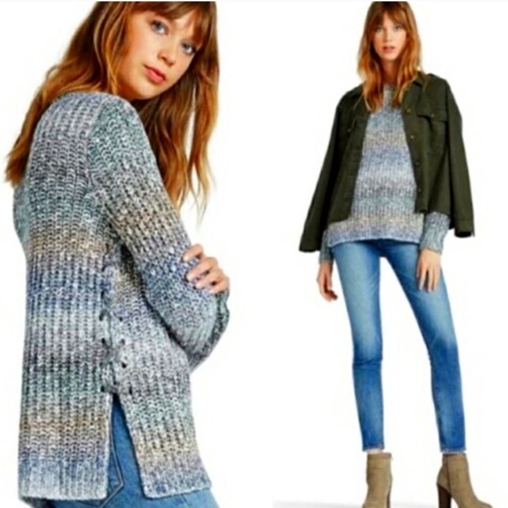 Lucky Brand ombré knit sweater